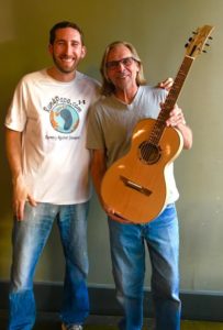 Tim presented the Marie-Helen guitar and we listened for hours as it was played in front of us.